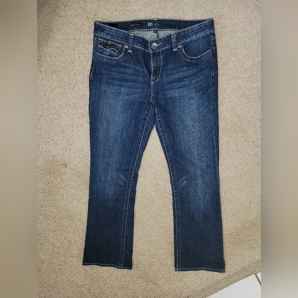 Kut from the Kloth Mid Wash Blue Bootcut Jeans - Picture 11 of 12